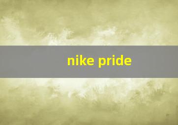 nike pride